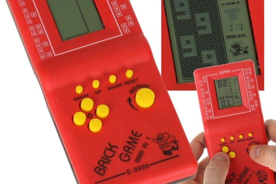 Elektronska igra Tetris - crvena