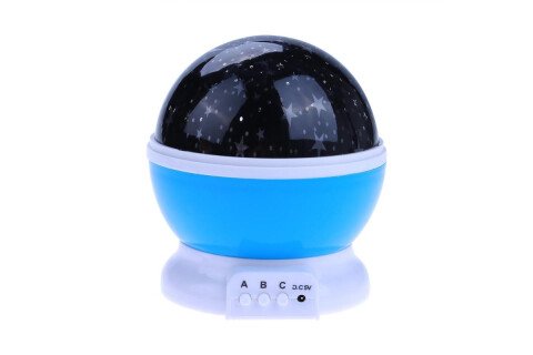 Proiettore stellare USB 2in1 a luce notturna, blu