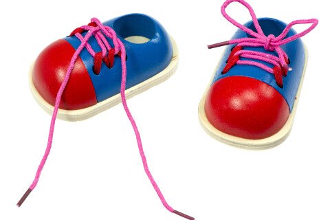 Edukativni set za učenje vezivanja vezica - 2 komada