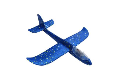 Styropor-Gleiter - 8LED, 48x47cm, blau