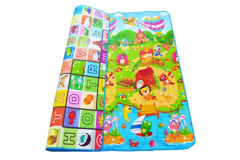 Výuková oboustranná pěnová hrací podložka 200x170 cm