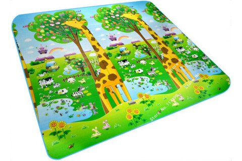 Dvostrana obrazovna pjenasta prostirka ZOO 200cm x 180cm x 0,5cm