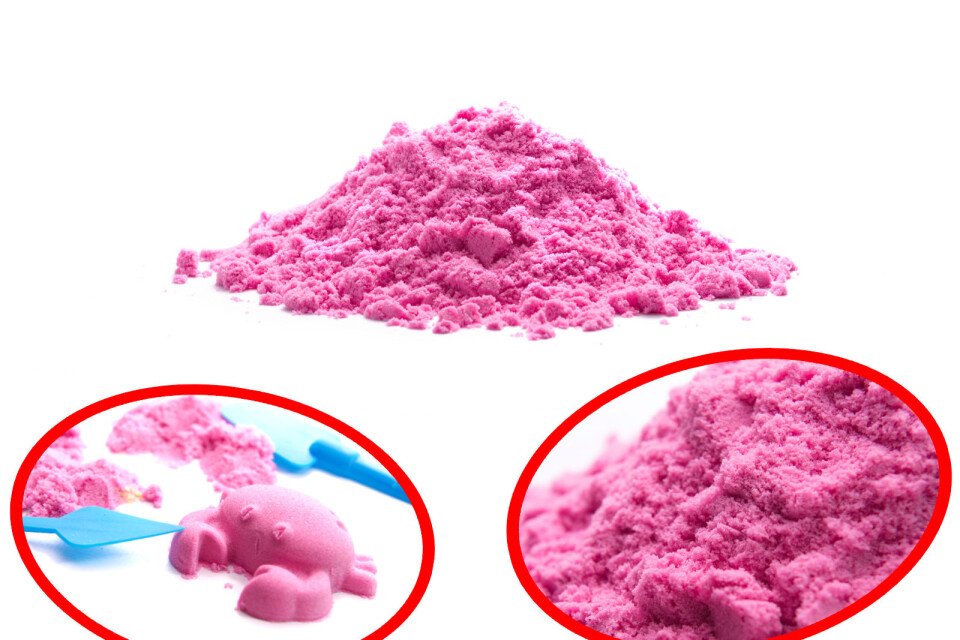Kinetički pijesak 1 kg, ružičasti