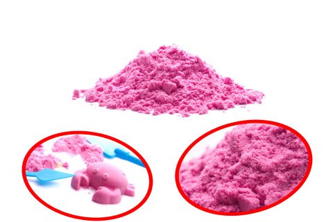 Kinetički pijesak 1 kg, ružičasti