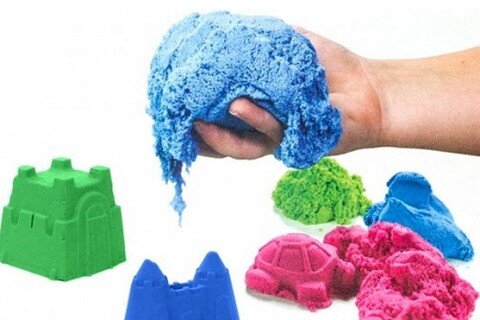 Sabbia cinetica 1kg, rossa