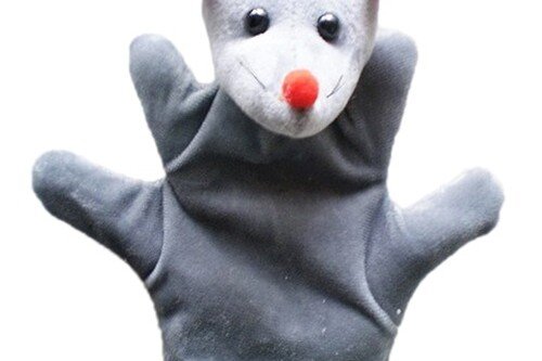 Burattino di peluche a forma di topo