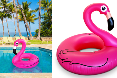 Ring za napuhavanje u obliku flaminga, 90 cm