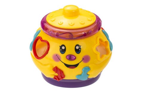 Zabawka dla dzieci, instrument muzyczny, kolor żółty