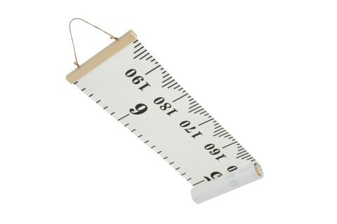 Pânză suspendată diagramă de creștere - 20x200cm, numere