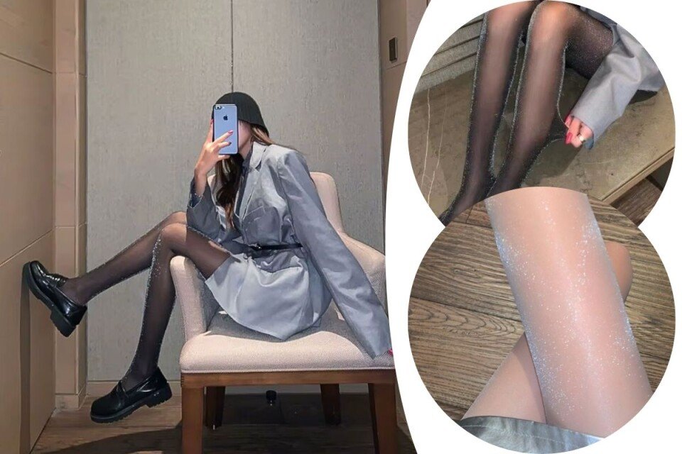 SparkLum čarape sa šljokicama, paket od 3 komada