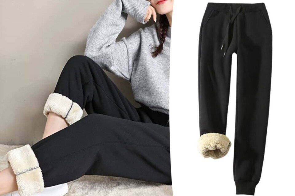 Párnázott SweatPants tréningruha, fekete