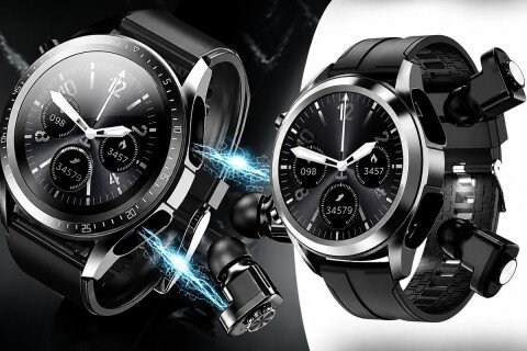Orologio intelligente WatchHedy, auricolare Bluetooth 2in1, molte funzioni