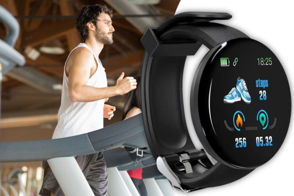 Smartwatch HoloCare Premium, LED, 100 funkcji