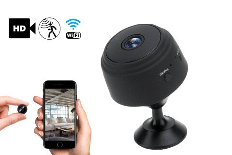 Nadzorna mini kamera SafeHome, WiFi, dnevno-nočno snemanje, otroška varuška