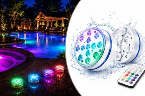 Led lampa za vodu ColorBay, daljinsko upravljanje, 4x