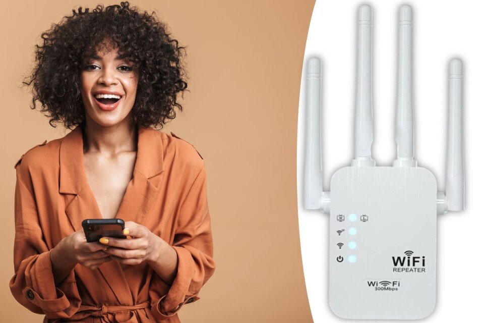 ElaraLink Dualband-WLAN-Repeater, bis zu 1000 m²