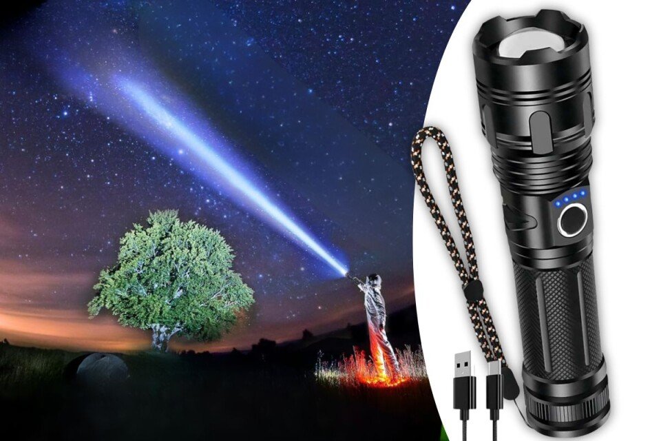 Izuzetno moćna Lumator baterijska lampa, 5 režima, punjenje preko USB-a