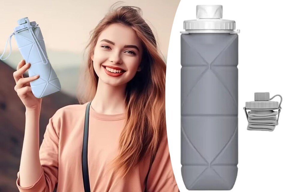 Πτυσσόμενο μπουκάλι SliqSip, 600ml