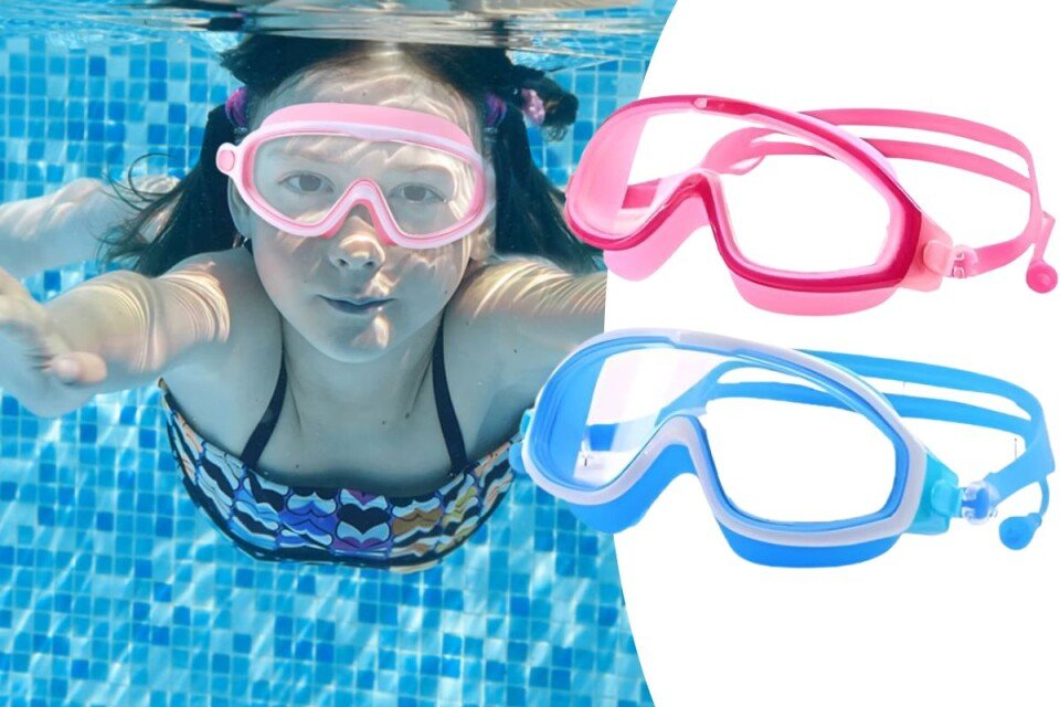 Okulary pływackie dla dzieci OptiSplash HD z powłoką antyparową, regulowane