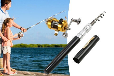 Praktični štap i rola, štap za pecanje/set štapova za pecanje