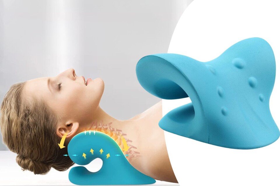 GoopNecky Nackenmassagekissen, ergonomisches Design