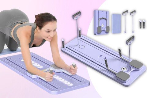 Deska za pilates BodyAlign, 20 različnih vaj