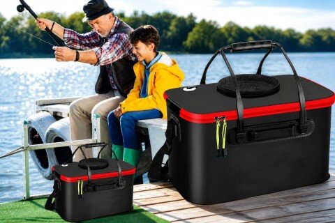 Faltbarer Angeleimer FishBox, 28L