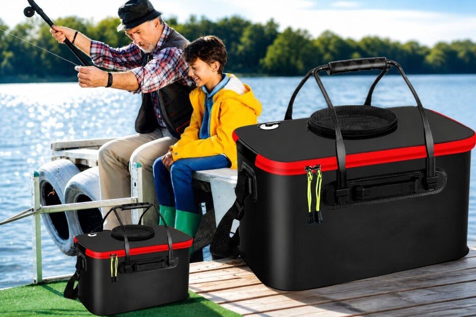 Faltbarer Angeleimer FishBox, 28L