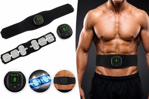 FitnessBelt izom stimulátor, derék és has