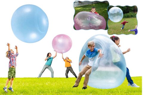 Lopta za naduvavanje BubbleBall, 120 cm, punjenje vazduhom ili vodom