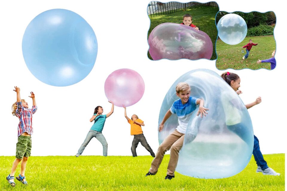 BubbleBall felfújható labda, 120 cm, levegővel vagy vízzel tölthető