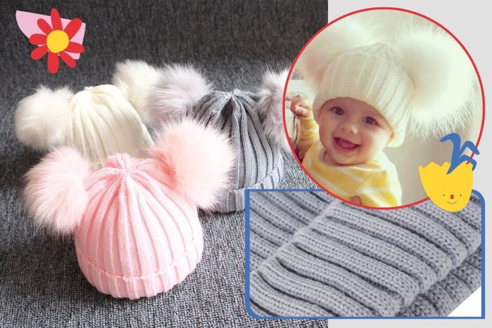 Cappello invernale per bambini AngelJoy, 12-24 mesi