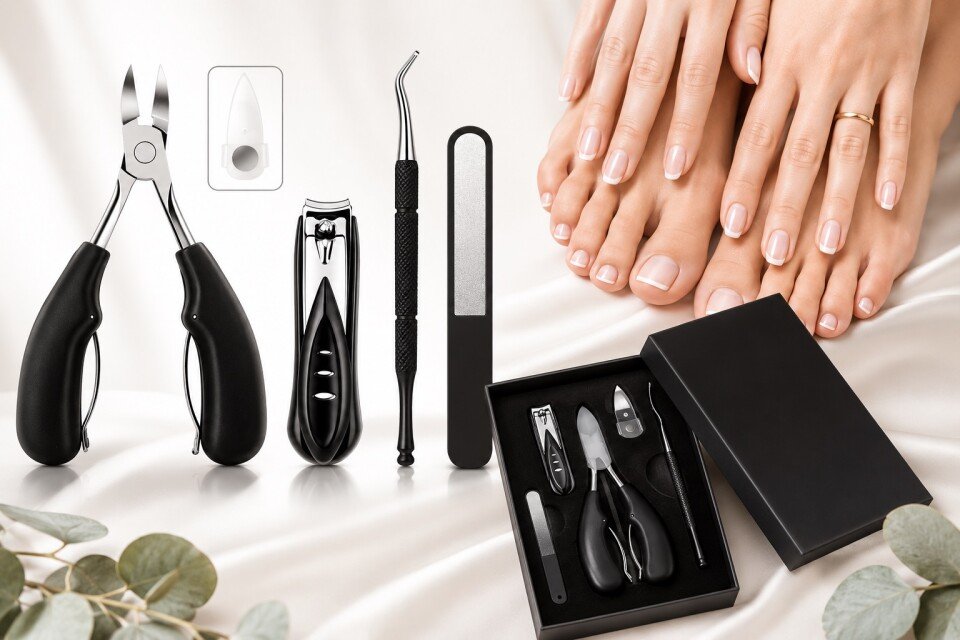 Profesjonalny 4-elementowy zestaw do pielęgnacji paznokci Care4Nail