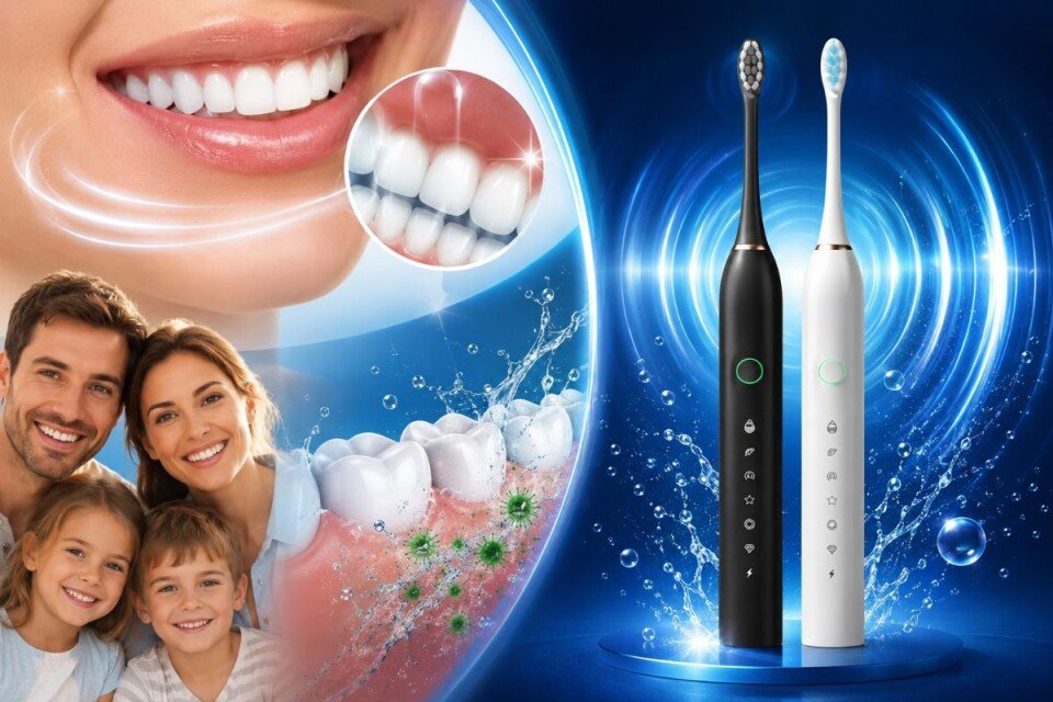 Szczoteczka elektryczna Clario Sonic, IPX7, USB