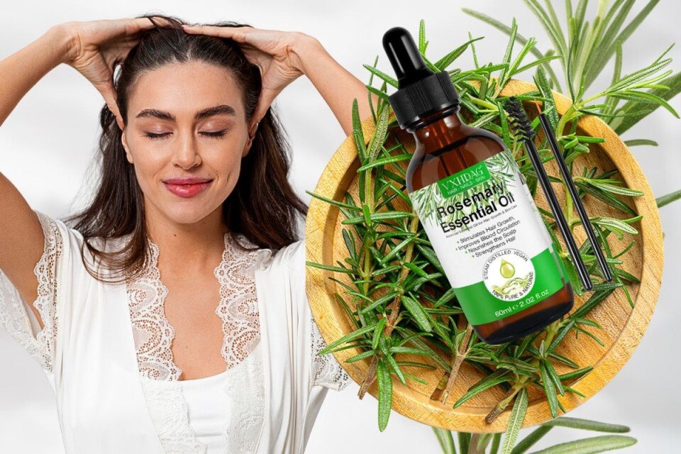 Rosmarin-Ätherisches Öl RosemaryRoot für Haarwachstum, 60ml