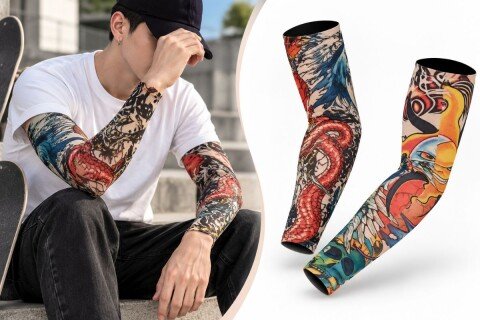 Manșon de tatuaj realist de la Inksiva