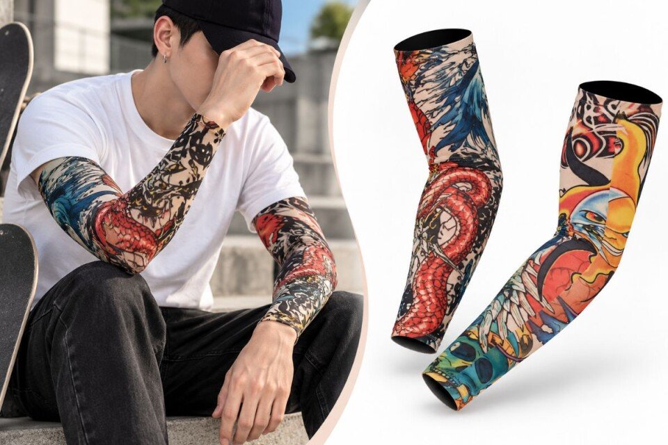 Manșon de tatuaj realist de la Inksiva