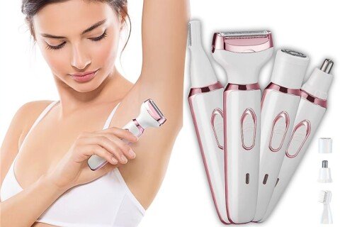 EpiluxPro 4-u-1 električni brijač za žene, 500 mAh