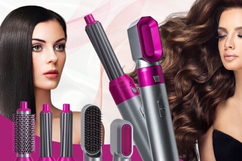 Professionale stilizzatore per capelli StyleCombo, 5 estensioni