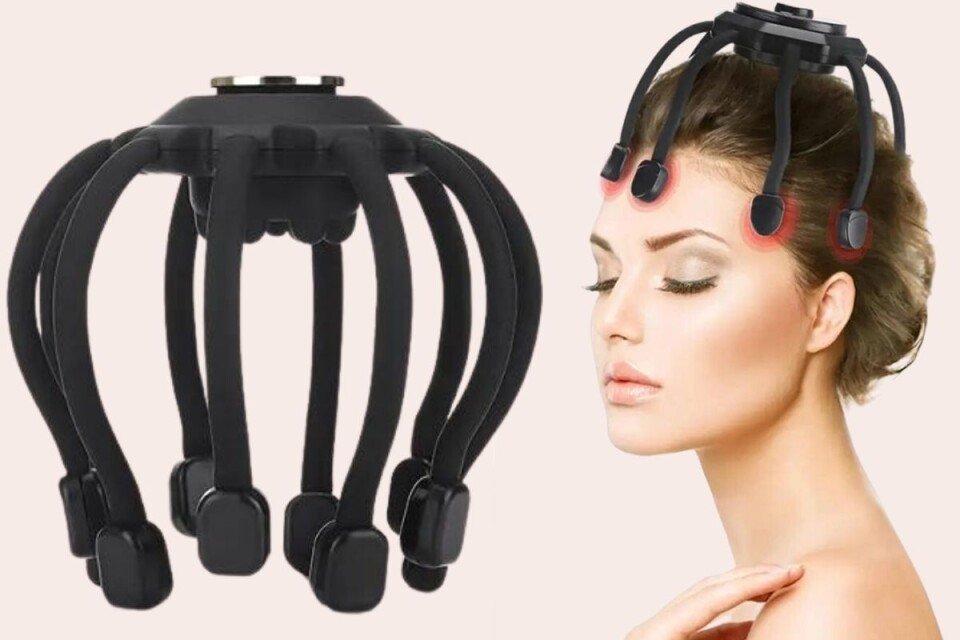 Električni masažni aparat za glavo HeadRelax
