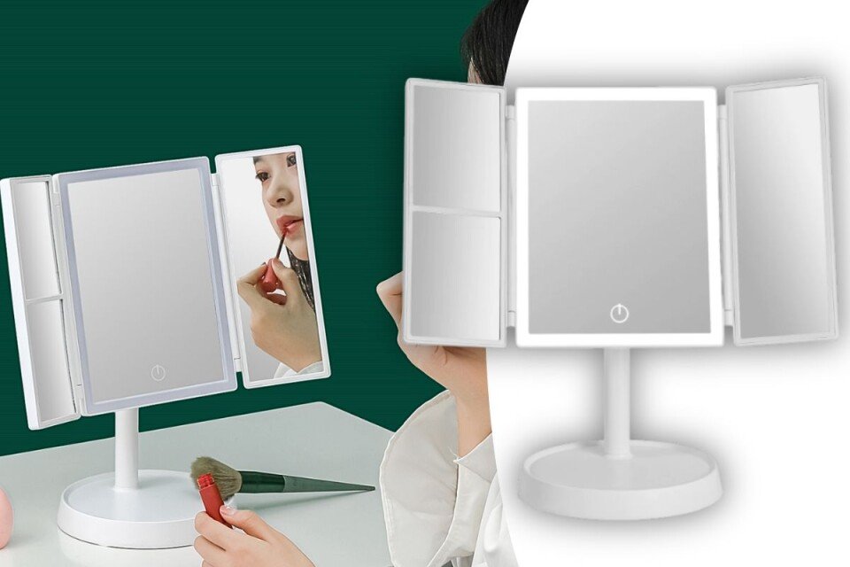 Lustro podświetlane LED MiraLux, różne powiększenia