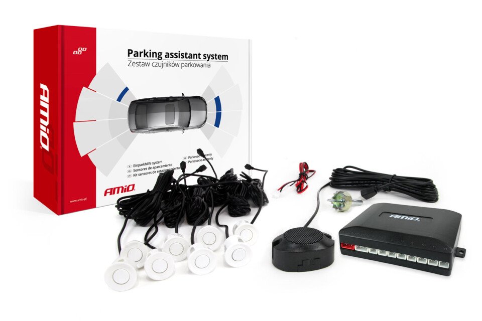 Sensore Di Parcheggio Posteriore Compatibile Per Honda Odyssey 2011-2013 E Pilot 2012-2013 - Colore Argento - 6 Pin