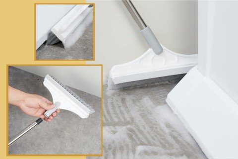 Scopa Di Fondo Spazzola Per Piscine Con Setole Plastificate E Innesto - Foto 2